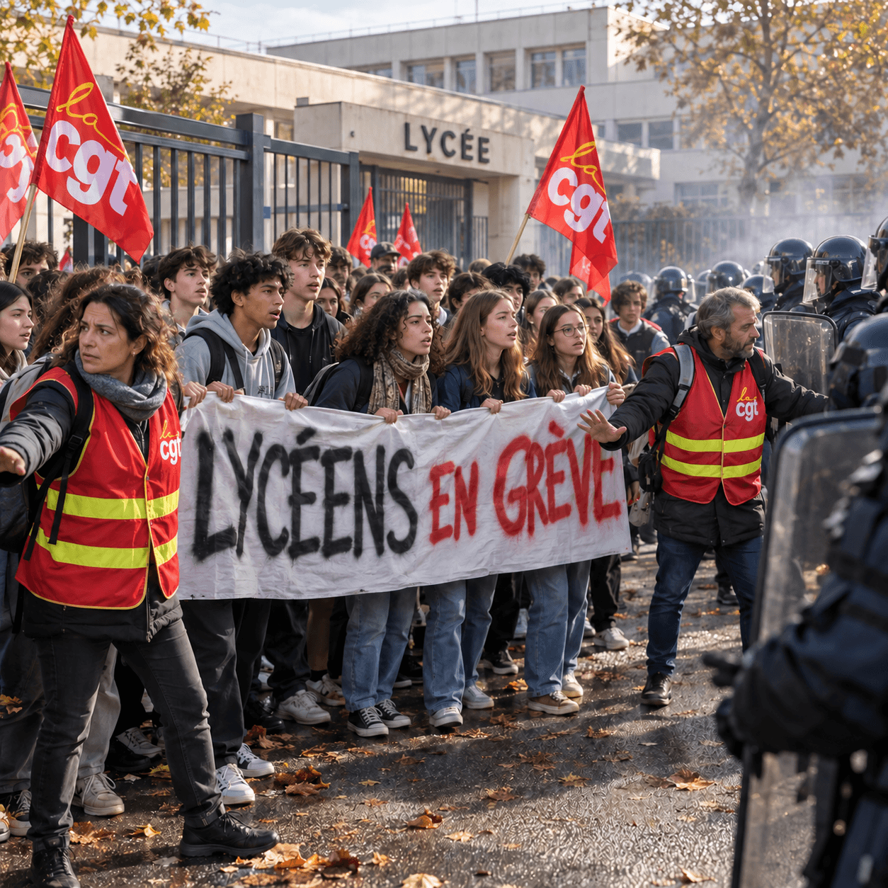 Les revendications des lycéens et lycéennes doivent être entendues, pas étouffées !