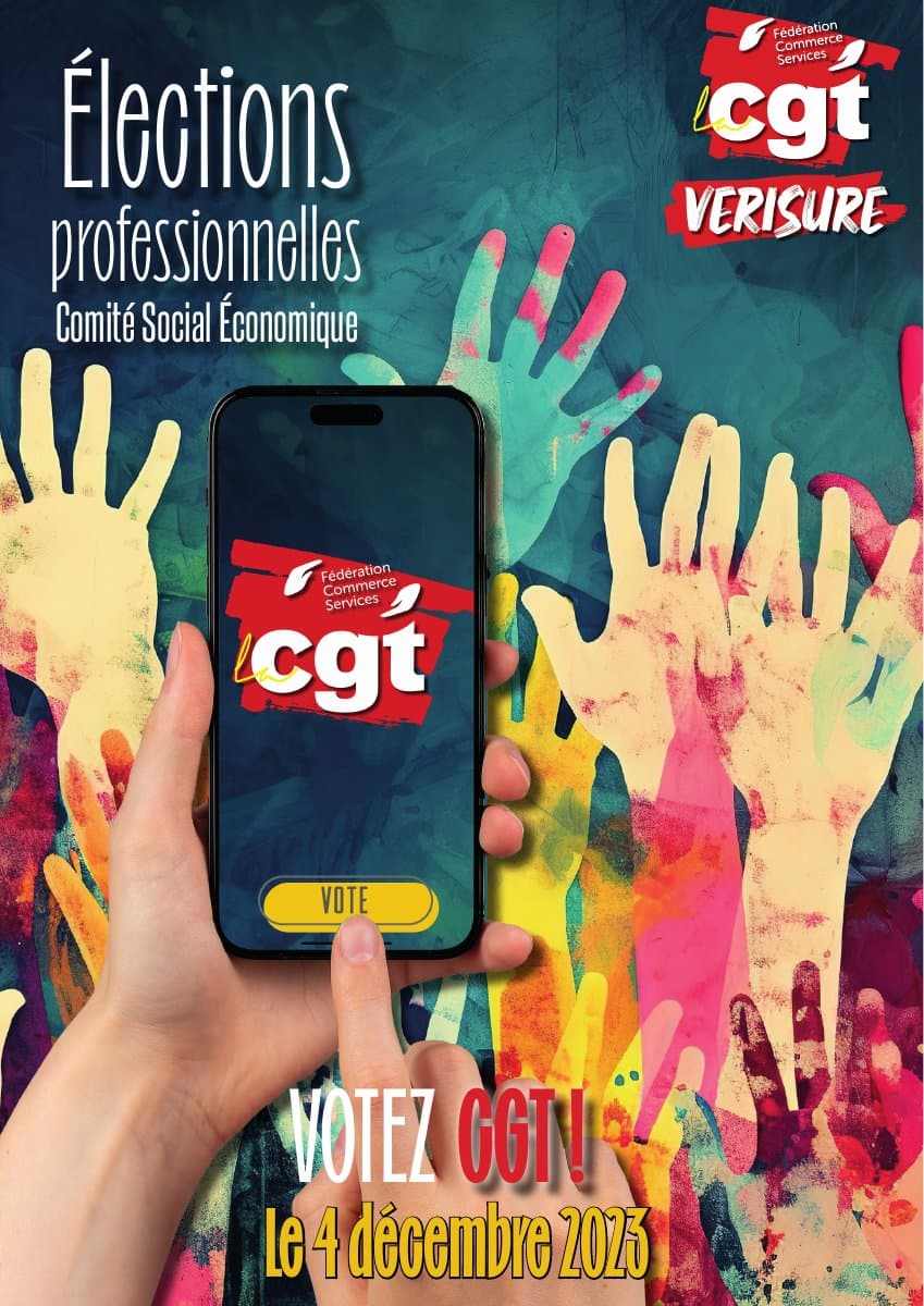 Élections professionnelles Verisure 2023 : votez CGT !