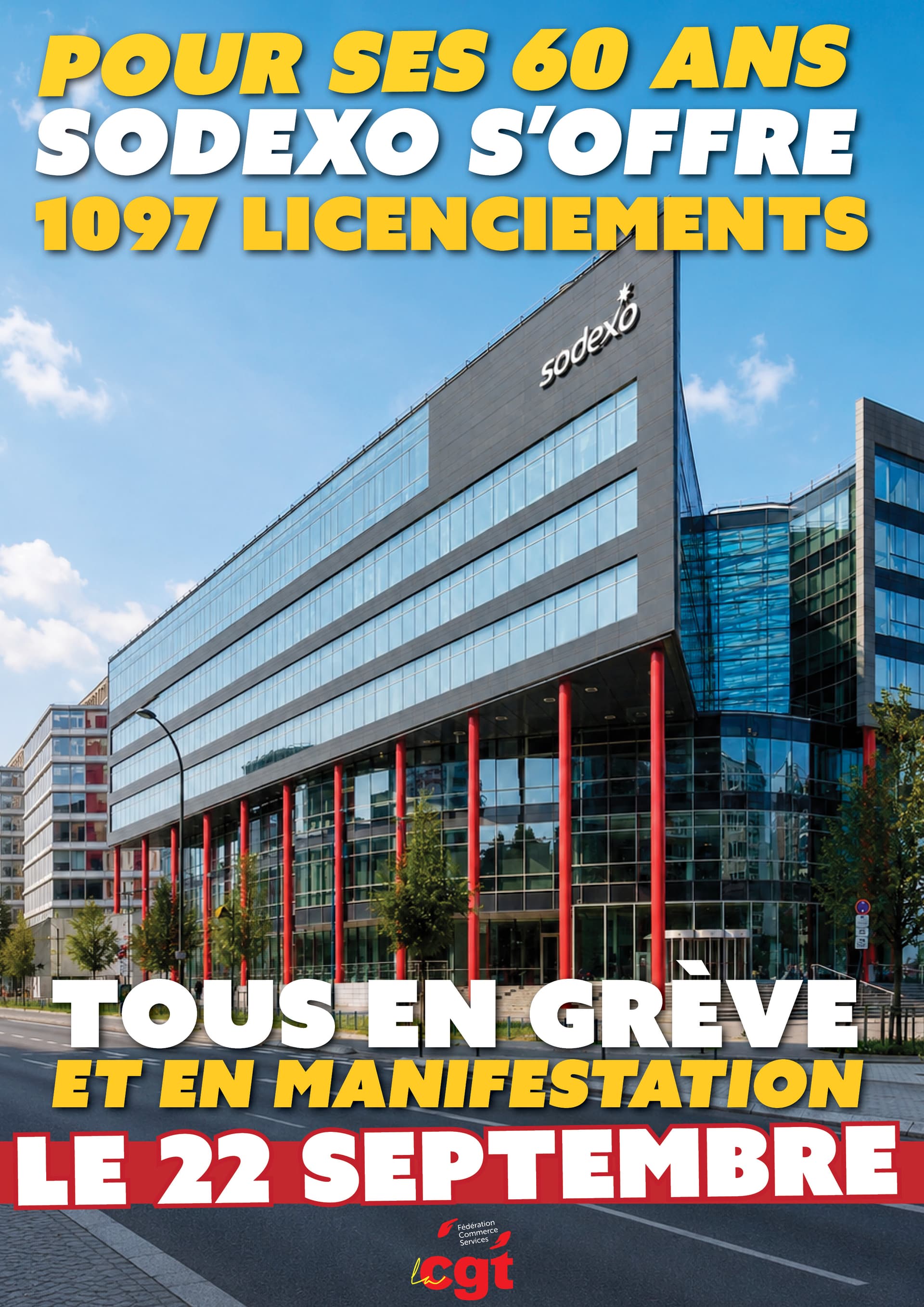 Pour ses 60 ans, Sodexo s'offre 1 097 licenciements