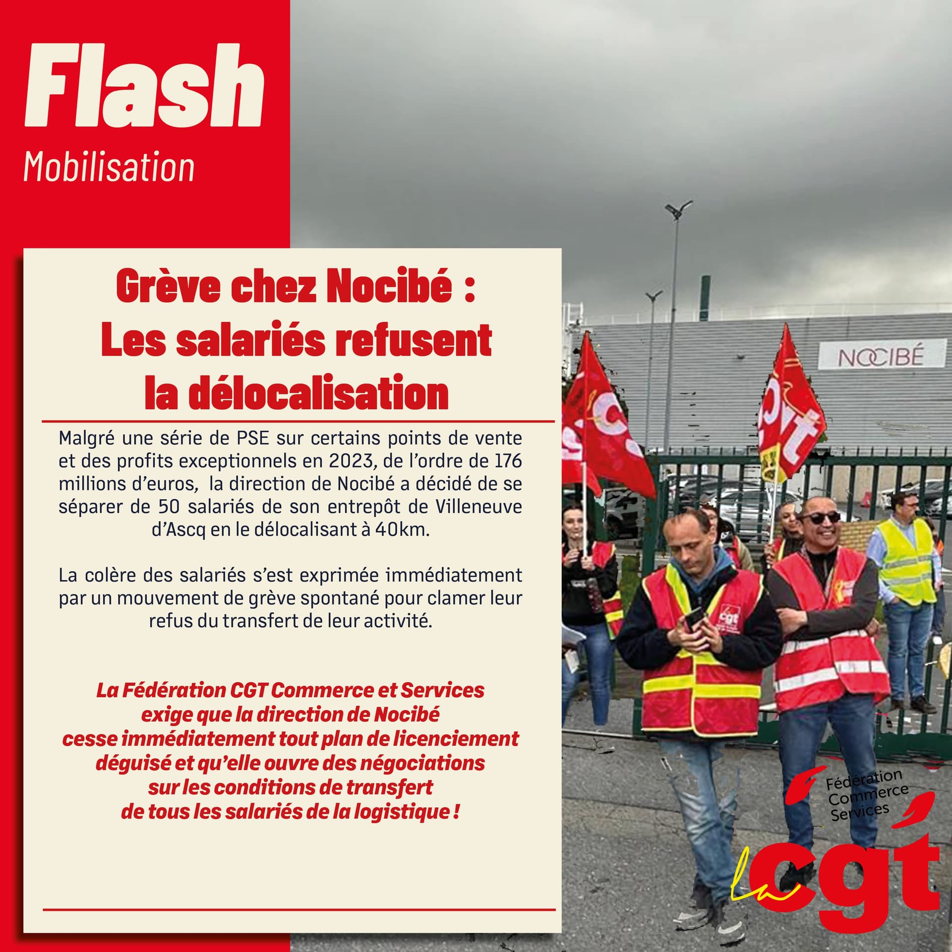 Grève chez Nocibé : les salariés refusent la délocalisation
