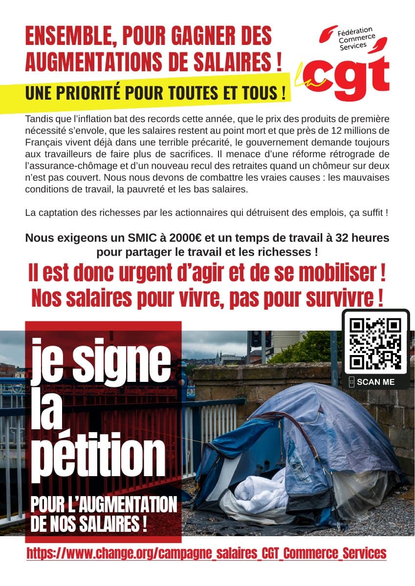 Ensemble pour gagner des augmentations de salaires !