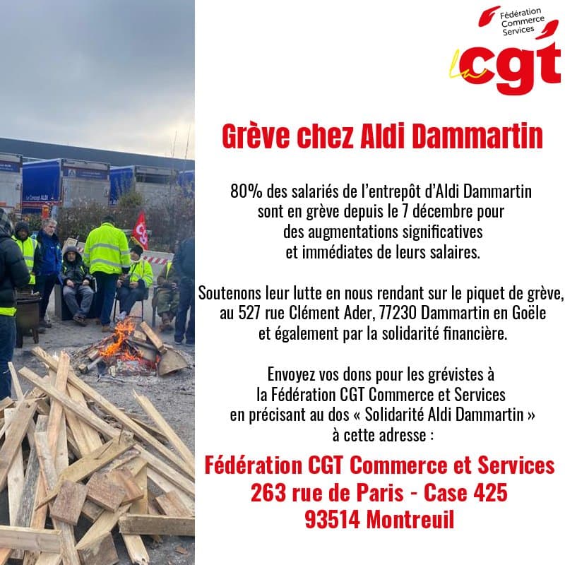 Grève chez Aldi Dammartin : 80% des salariés mobilisés
