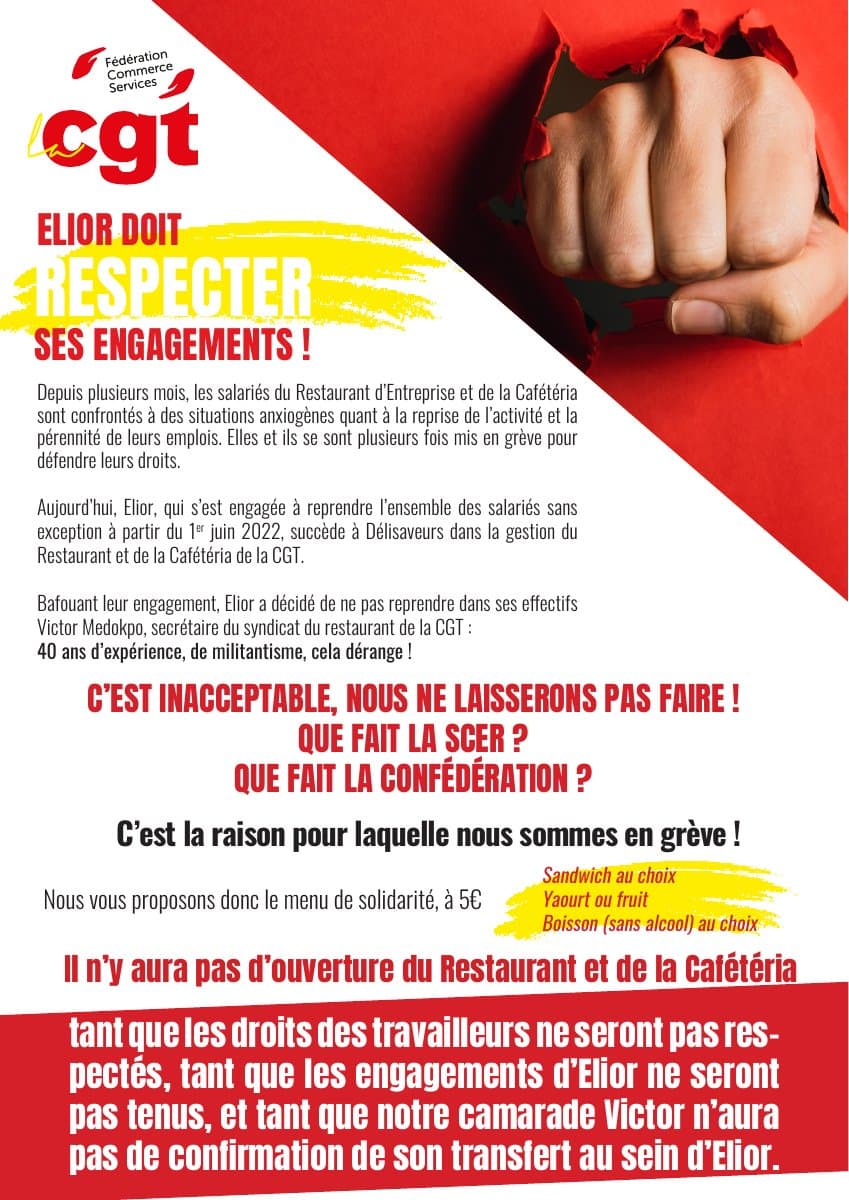 Élior doit respecter ses engagements envers Délisaveurs !