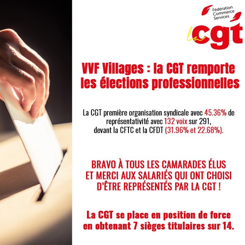 VVF Villages : la CGT remporte les élections professionnelles