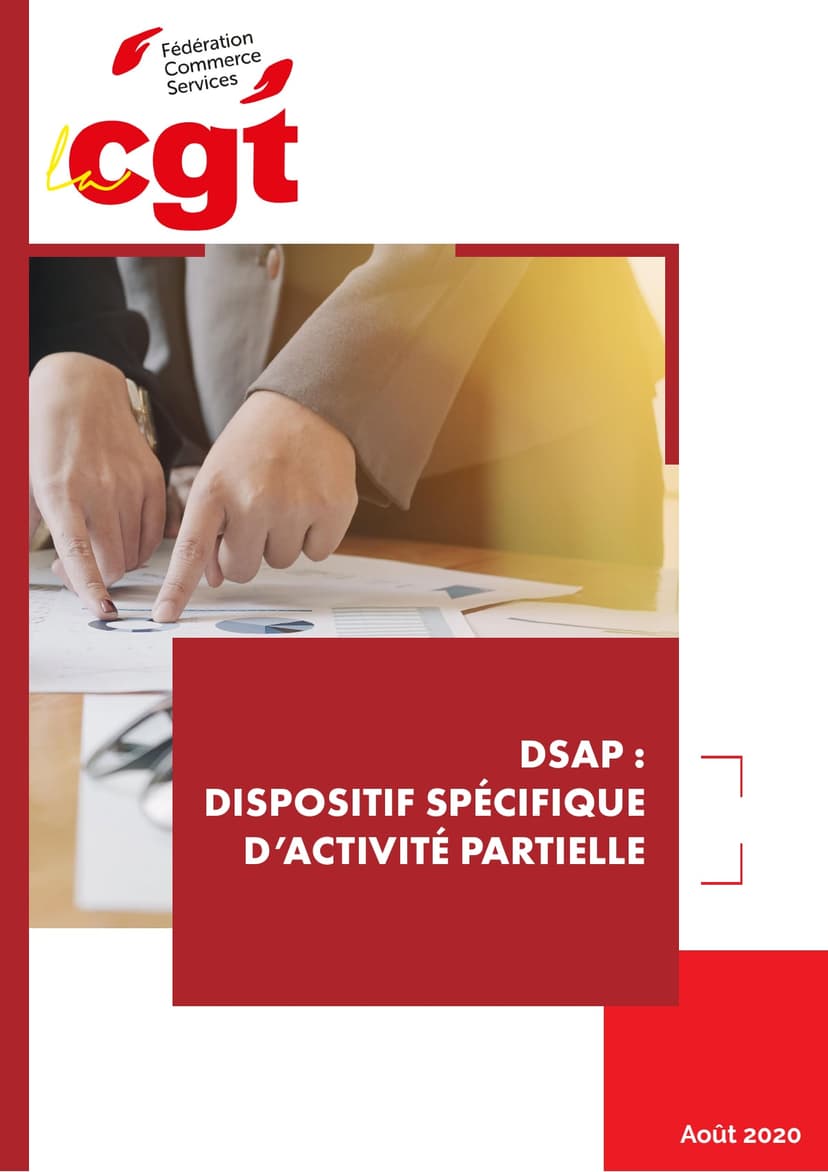DSAP : Dispositif spécifique d'activité partielle