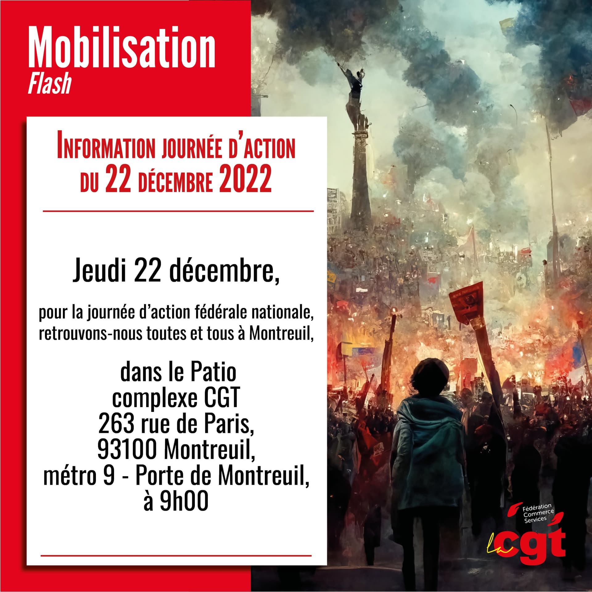 Journée d'action nationale le 22 décembre 2022