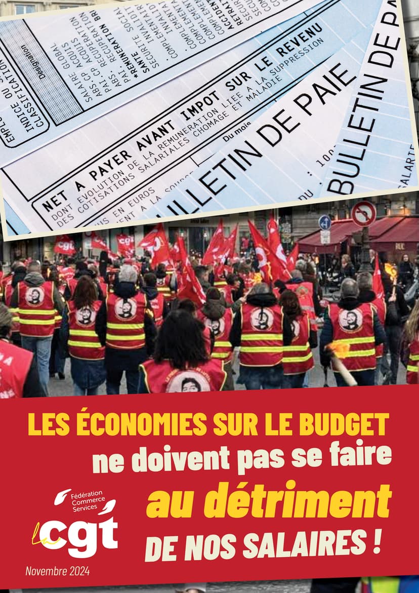 Les économies du budget ne doivent pas se faire au détriment des salaires
