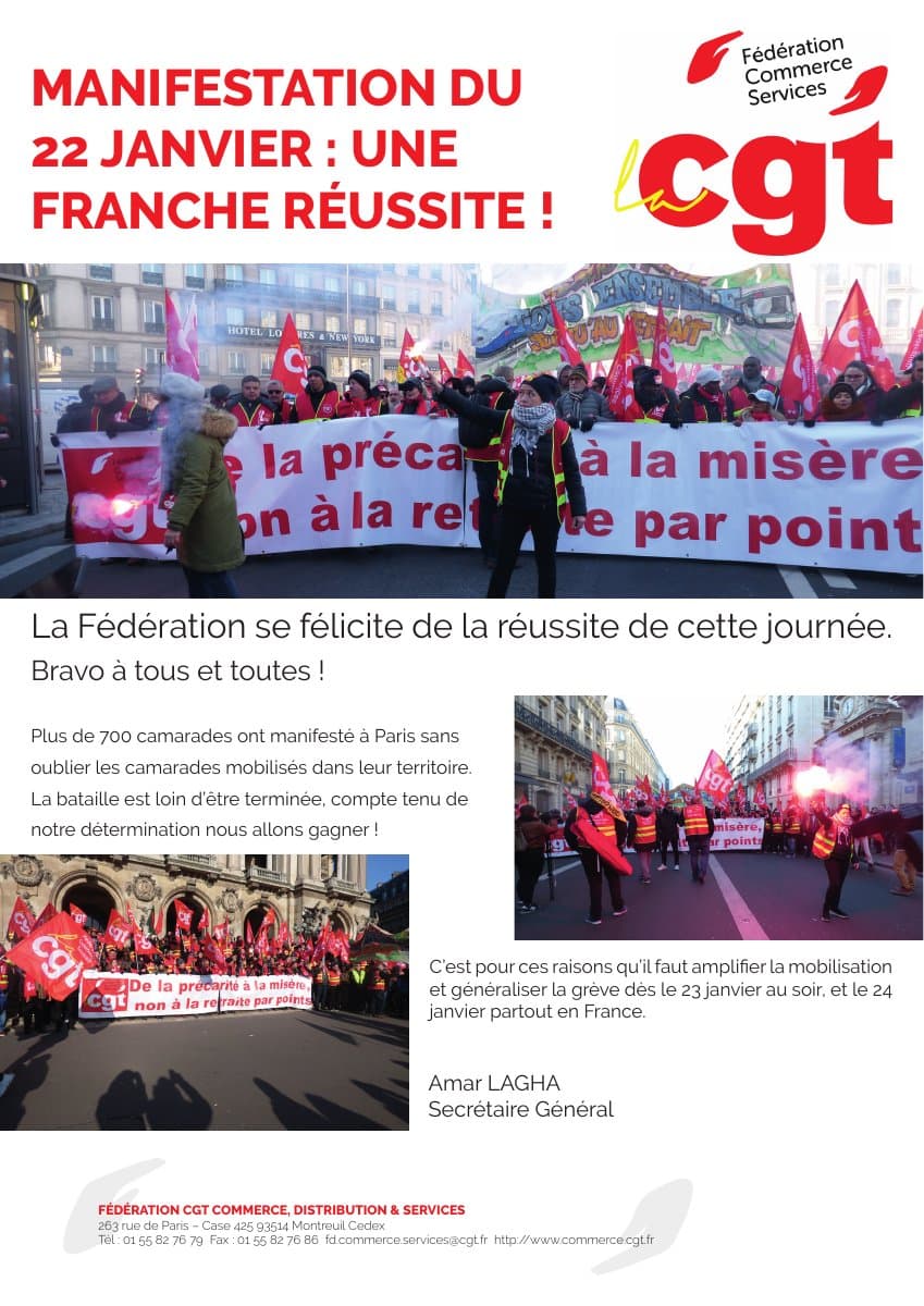 22 janvier : une franche réussite !