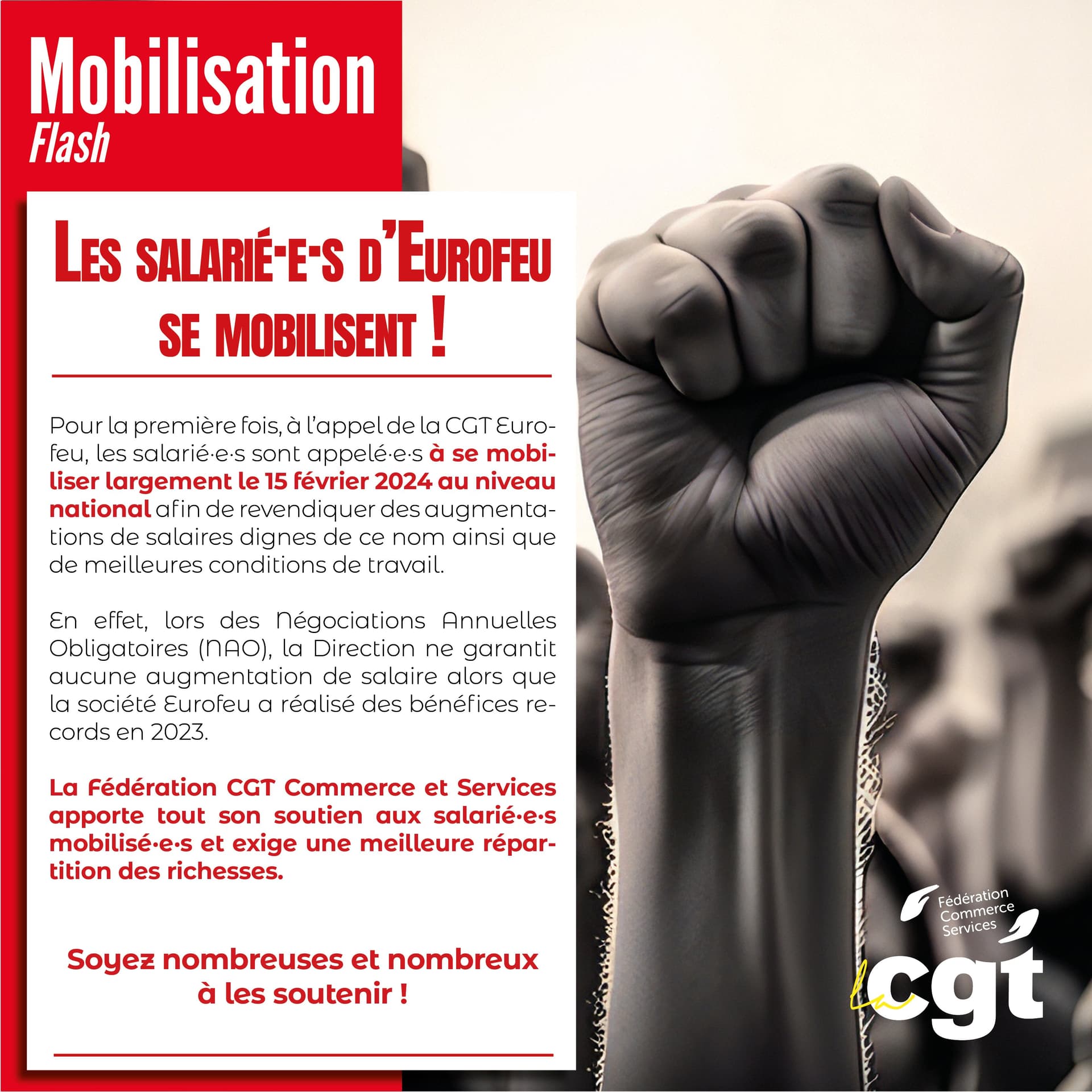 Les salariés d'Eurofeu se mobilisent pour des augmentations