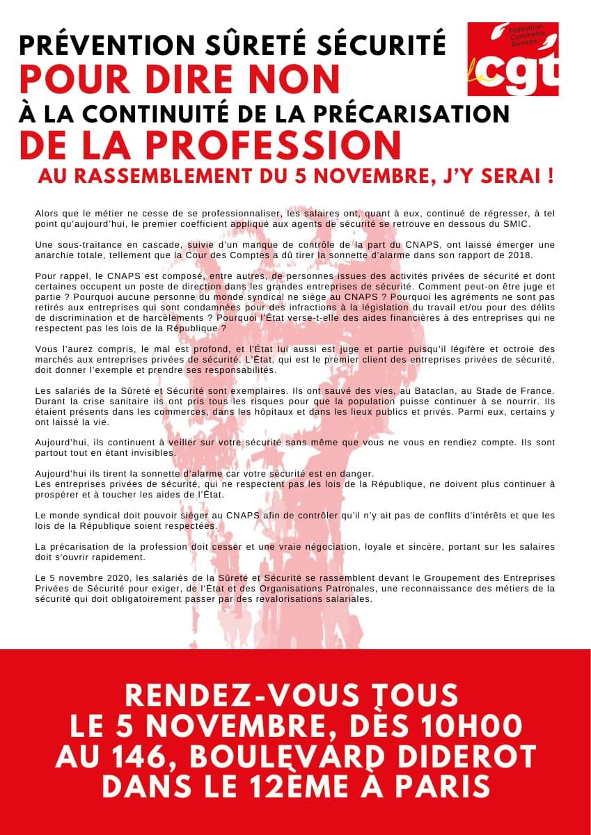 Fiducial : Non à la précarisation de la profession de sécurité