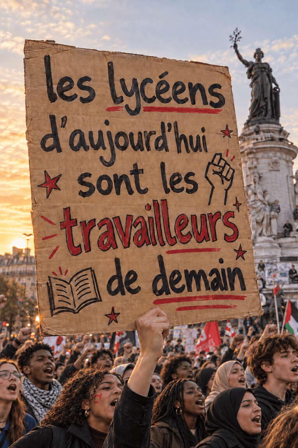 La jeunesse relève la tête, le collectif jeunes de la Fédération CGT Commerce et Services est à leurs côtés !