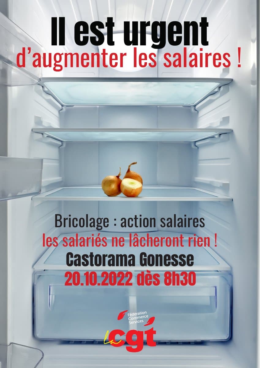 Il est urgent d'augmenter les salaires !