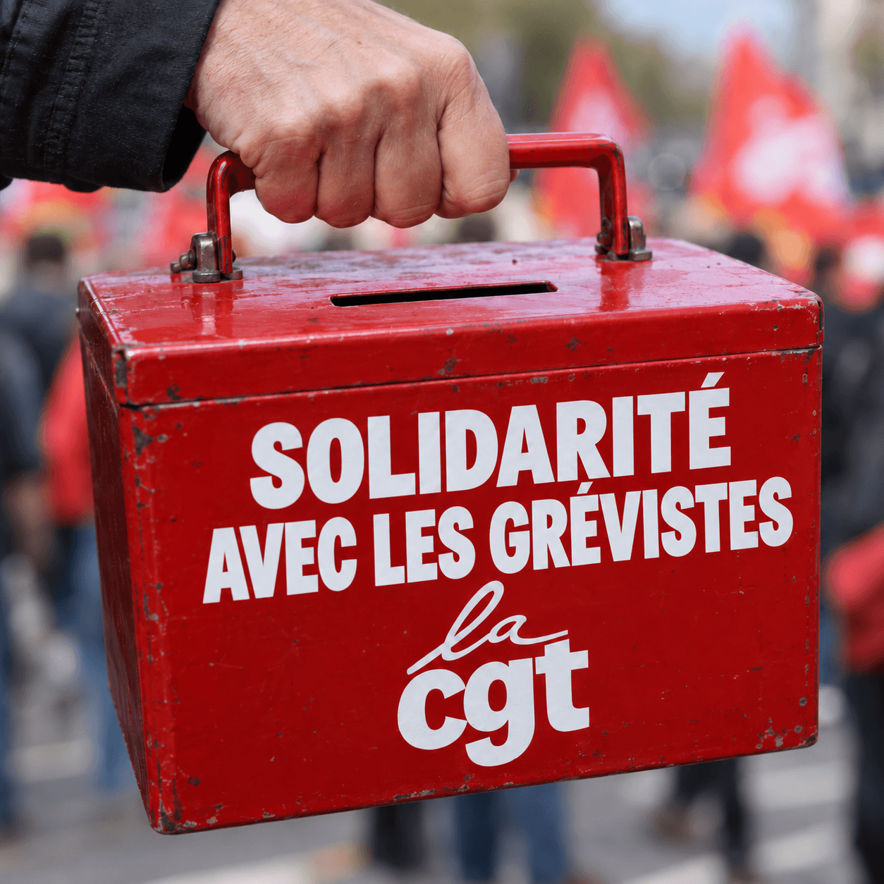 Solidarité avec les grévistes de Carrefour Logistique Saint-Gilles !
