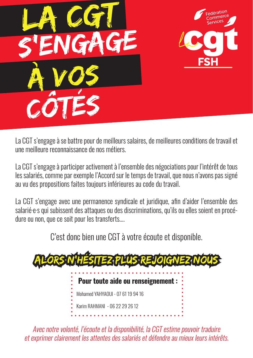 La CGT s'engage à vos côtés pour de meilleurs salaires