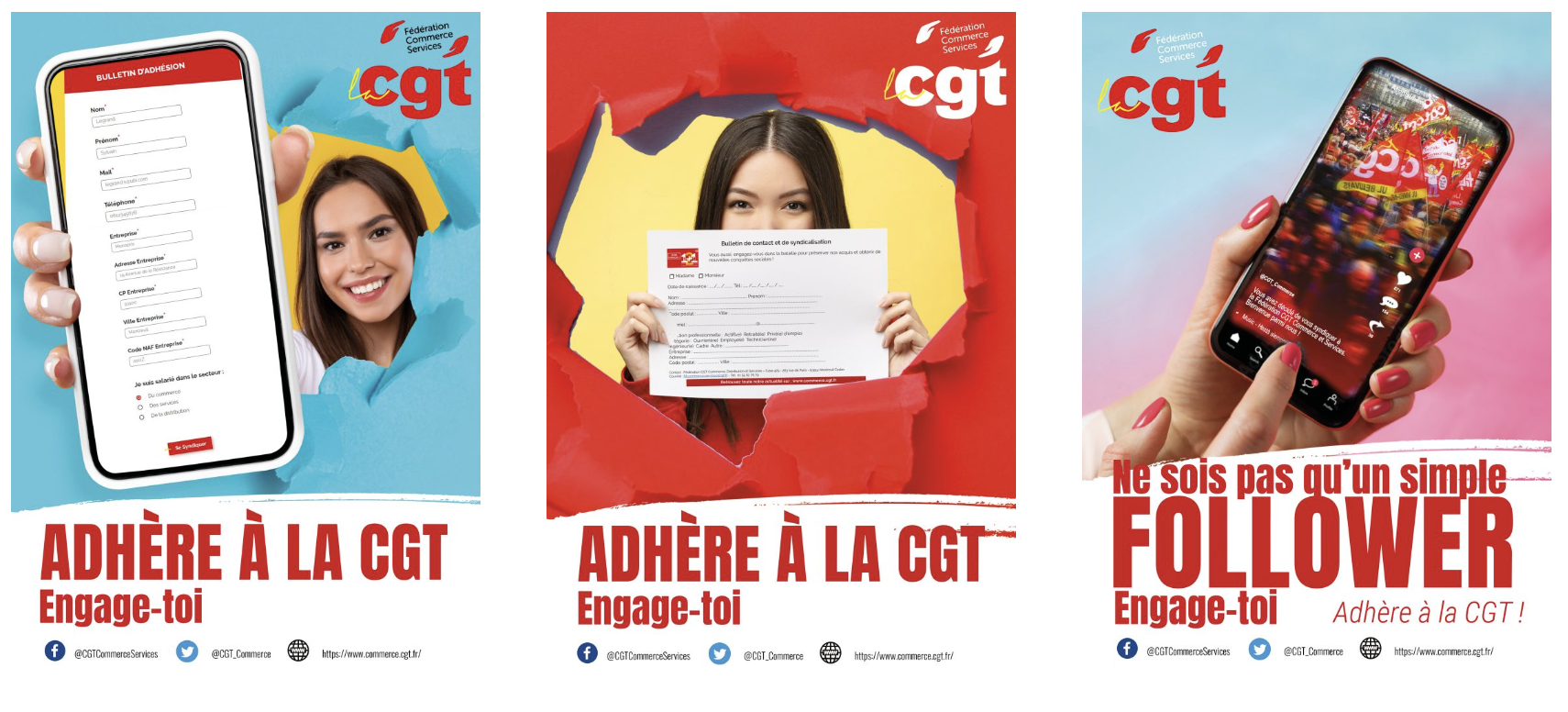 Affiches syndicalisation