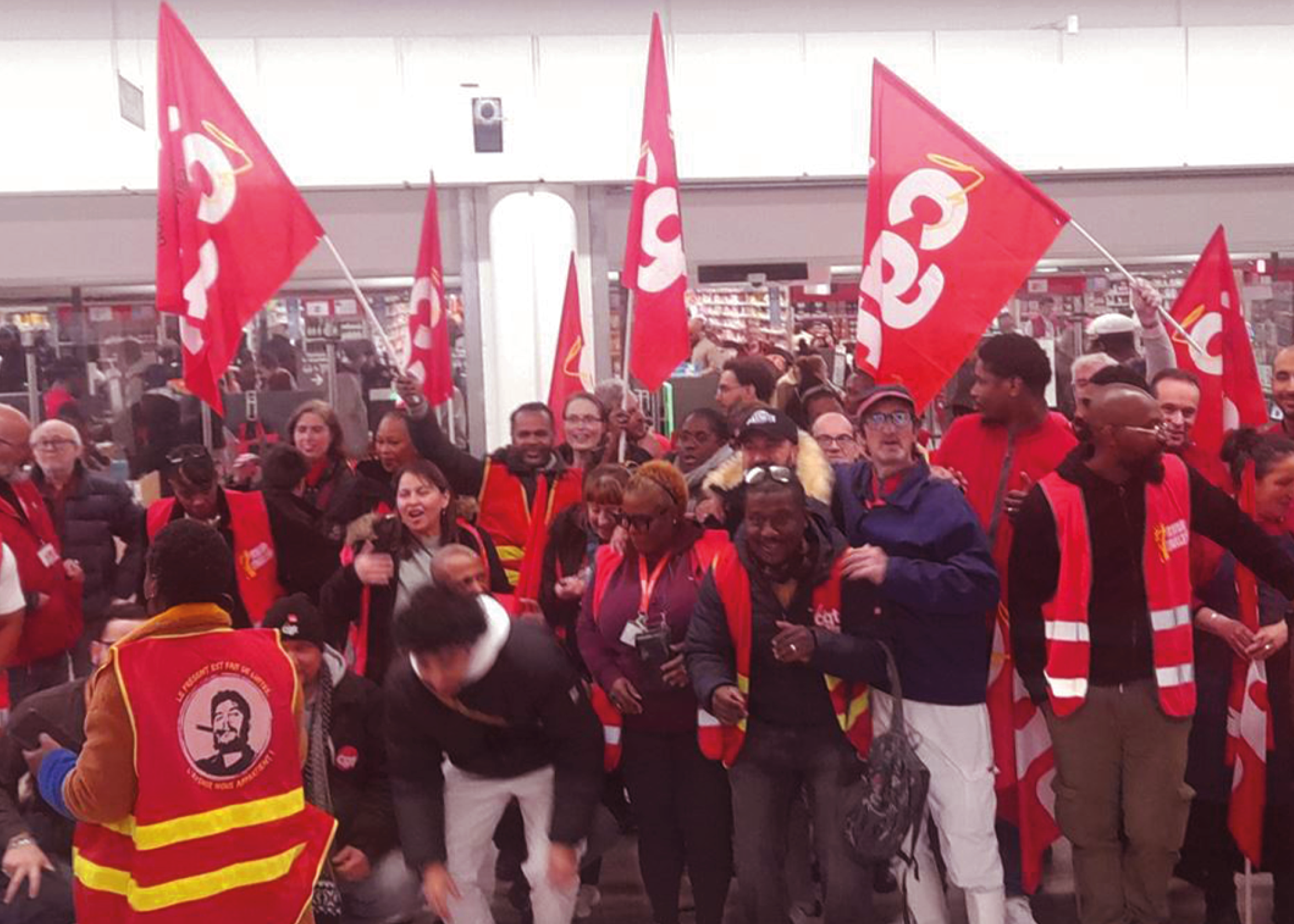Mobilisation exemplaire des salariés Auchan