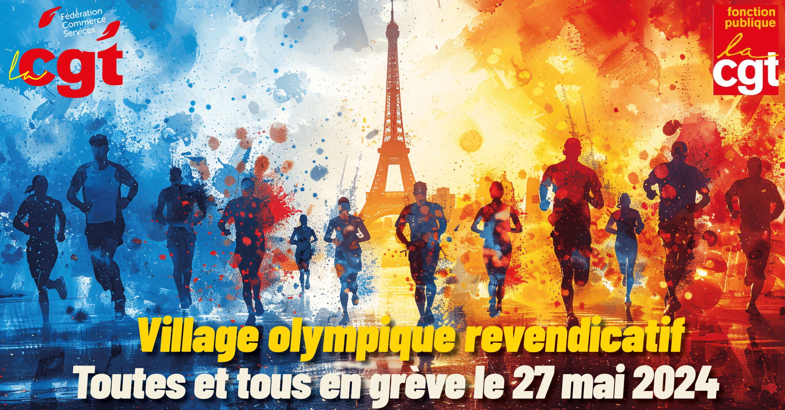 Jeux Olympiques Paris 2024 : La Fédération CGT Commerce et Services est déterminée pour défendre les droits des travailleurs !